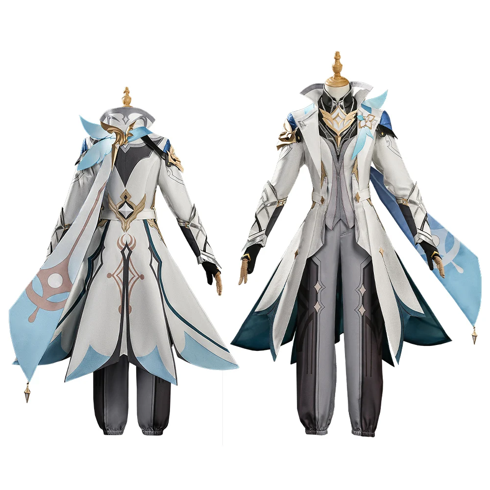 

Genshin Impact Aether Cosplay Costume For Female High Quality Full Set All Sizes Halloween Comic Con Outfit
