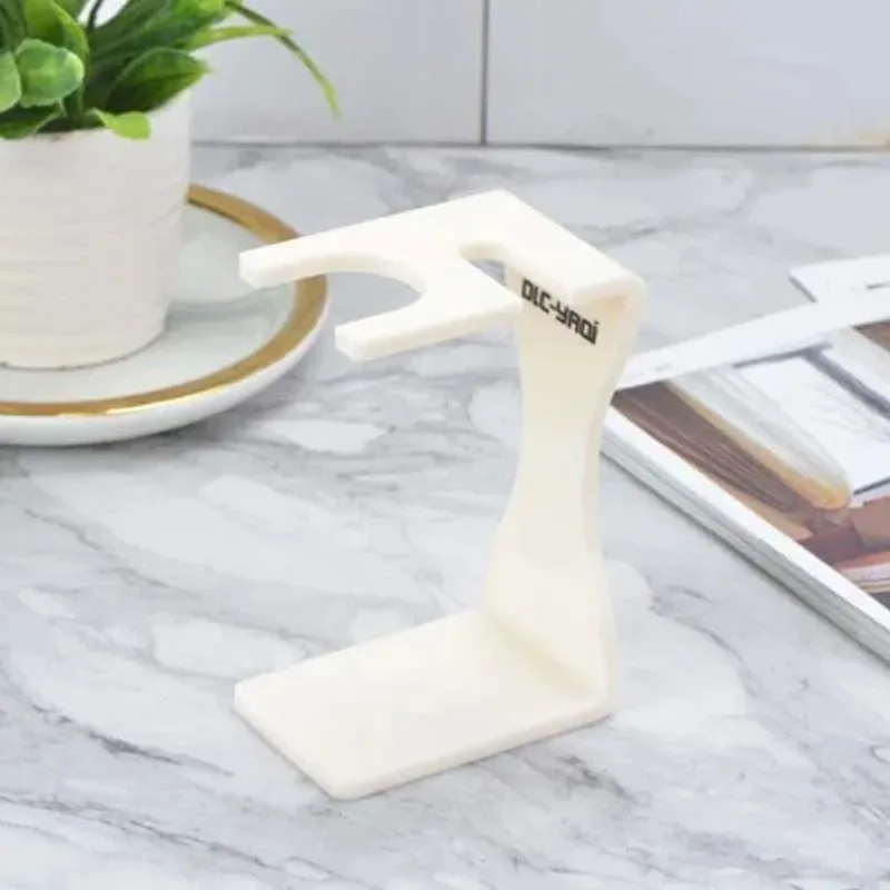 YAQI مجموعة فرشاة حلاقة ذات لون أبيض كريمي رخيصة وحامل ماكينة الحلاقة #6