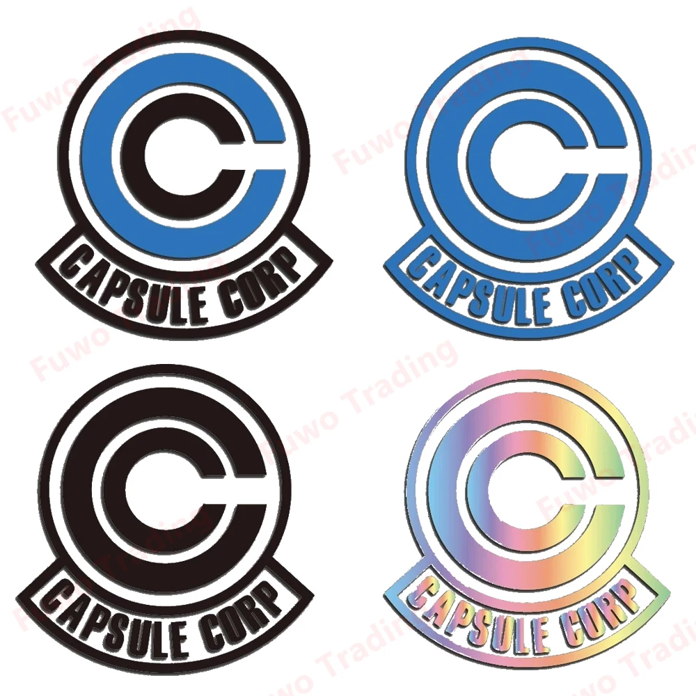 

Creative Car Sticker CAPSULE CORP DECAL for Car Motorcycle Racing Helmet Laptop Trunk Body Car Window Surfboard PVC Vinyl Decals