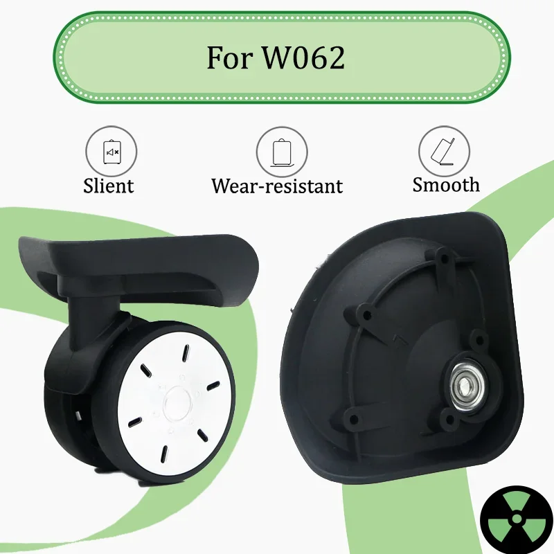 

For W062 Noise-Free Replacement Luggage Wheelset - Premium PU Swivel Castors for Effortless, Silent and Smooth Rolling