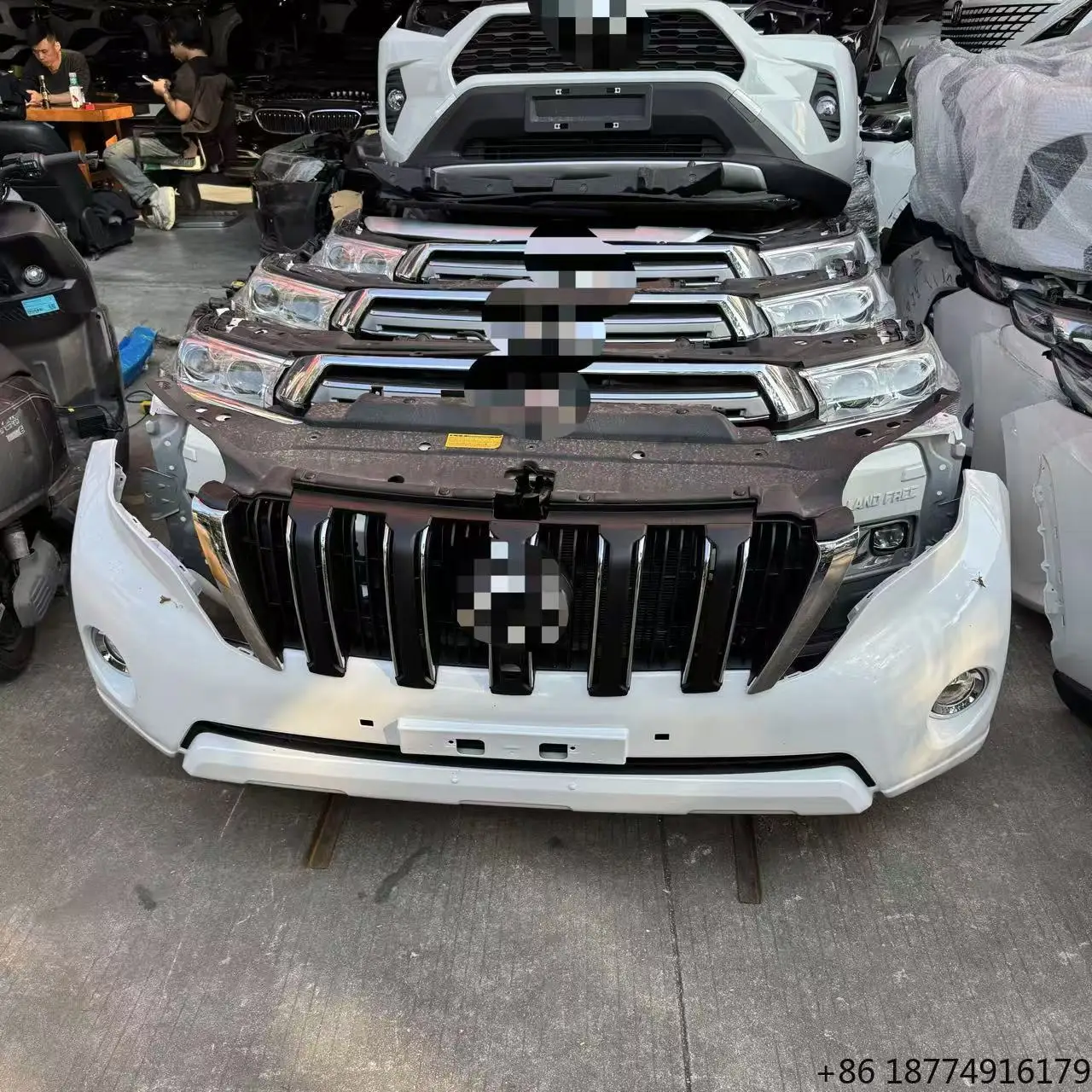 

For 14-17 Overbearing Front Bumper Assembly Upgrade ABS Plastic Headlight Cover Fender Door-Bolt-On Universal Fitment