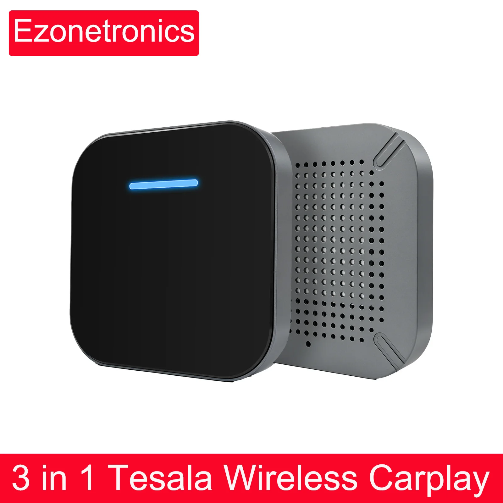 2026 3in1 Wireless Carplay Bluetooth Adapter Android Auto Usb Apple Ai Box Carplay Dongle For Tesla Model 3/Y/S/X