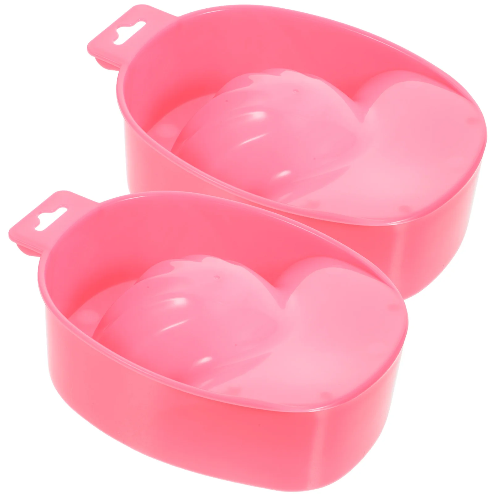 2pcs Nail Manicure Care Soak Bowl Tray Polish Remover (Random Color) Nail care bowl Manicure soak bowl