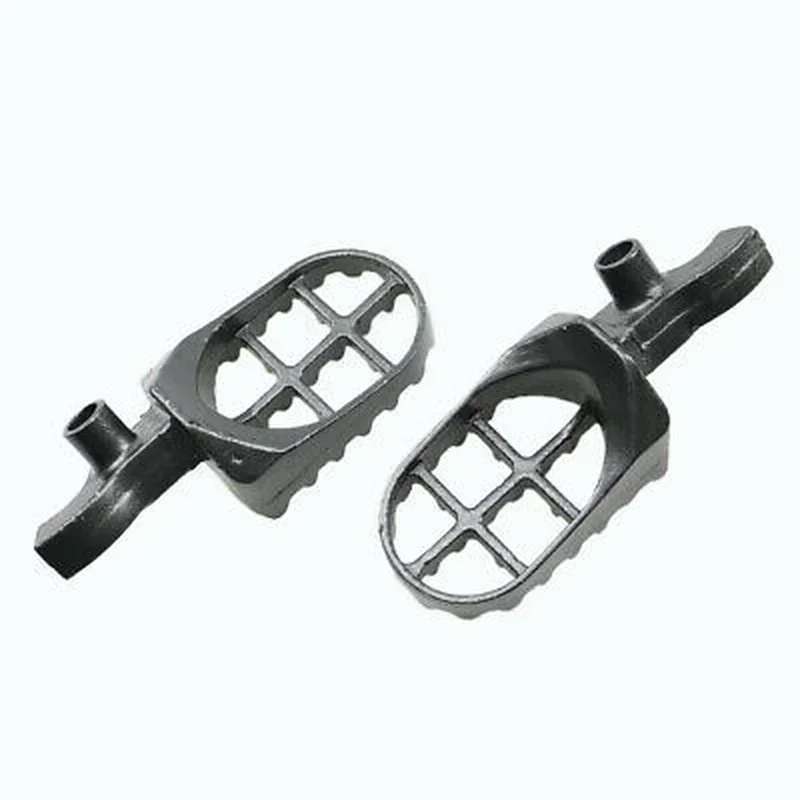 

Grey Steel Dirt Bike Foot Pegs Pedals For Honda CR125R CR250R 2000-01