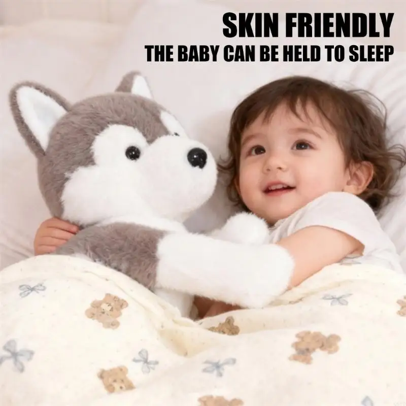 

Labrador Puppy Stuffed Animals Sweet Soothing Doll Soft Comfortable Puppy Samoyed Doll Early Education Toddlers Toy