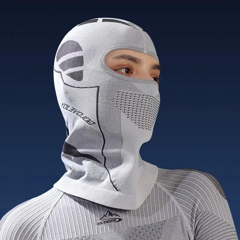 Winter Ski Riding Headgear Men's Women's  Motorcycle Neck and Face Warming Protective Masks Breathable High Stretch Quick-Drying