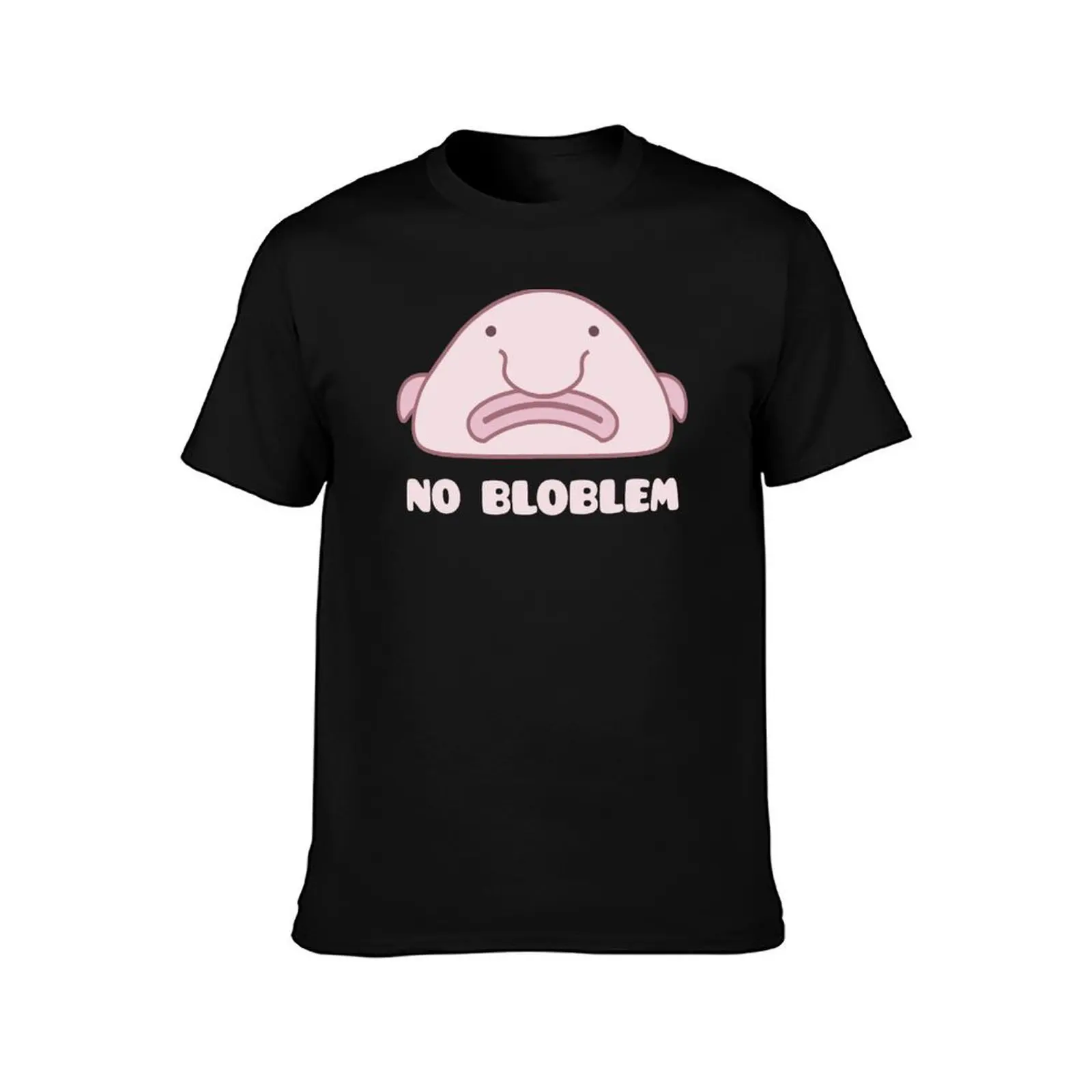 No Problem Blobfish T-Shirt baggy shirts cute clothes anime vintage anime shirt mens graphic t-shirts pack