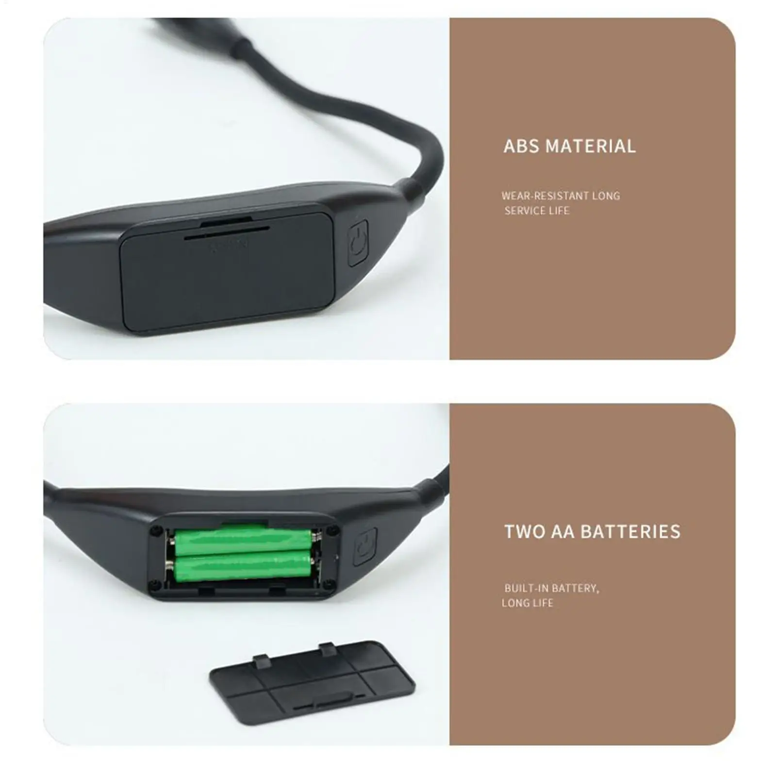 ضوء الرقبة للسرير القراءة بطارية تعمل بالطاقة 3 ألوان 9-سطوع عكس الضوء حول الرقبة ضوء للحياكة صياغة الحياكة #5