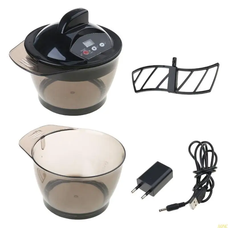 وعاء تلوين الشعر الكهربائي الاحترافي A0NC، خلاط تلقائي لخلط ألوان الشعر