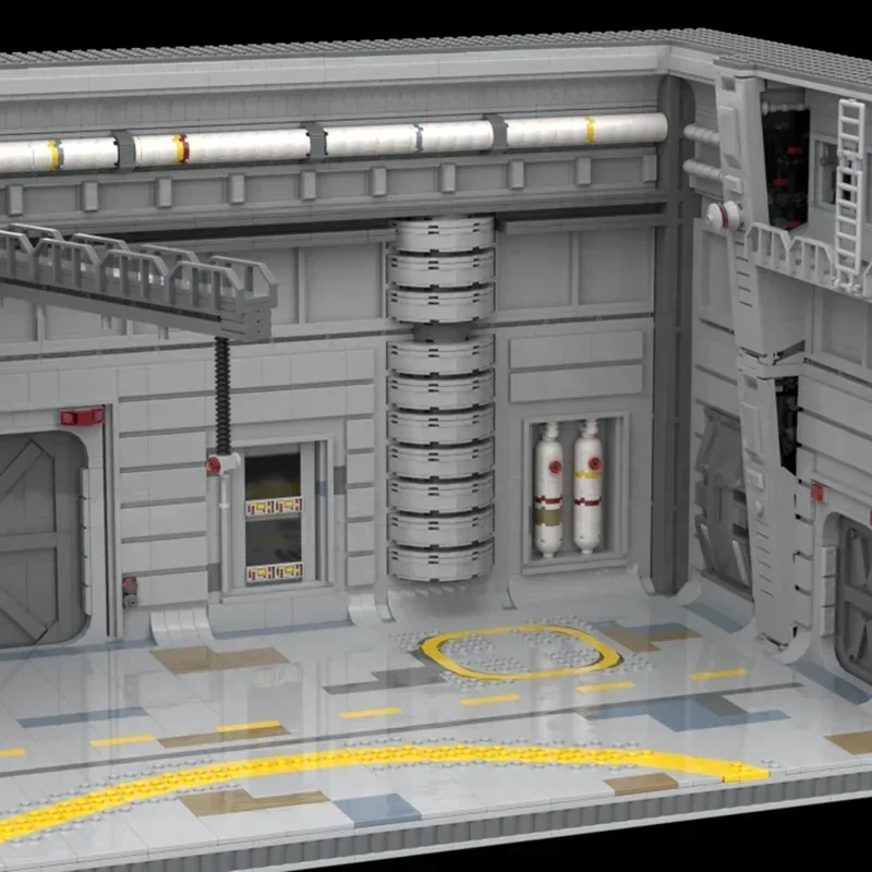 Populaire Star Model Moc Bouwstenen Rebellen Hangar Model Technologie Baksteen DIY Assemblage Constructie Speelgoed Vakantiegeschenken