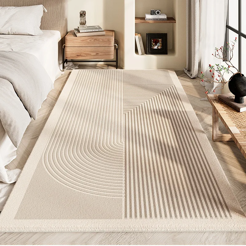 VIKAMA Premium Waterproof And Anti-Slip Bedside Rug - Bedroom Side Cushion - Washable And Drip-Proof Room Floor Mat Decoration