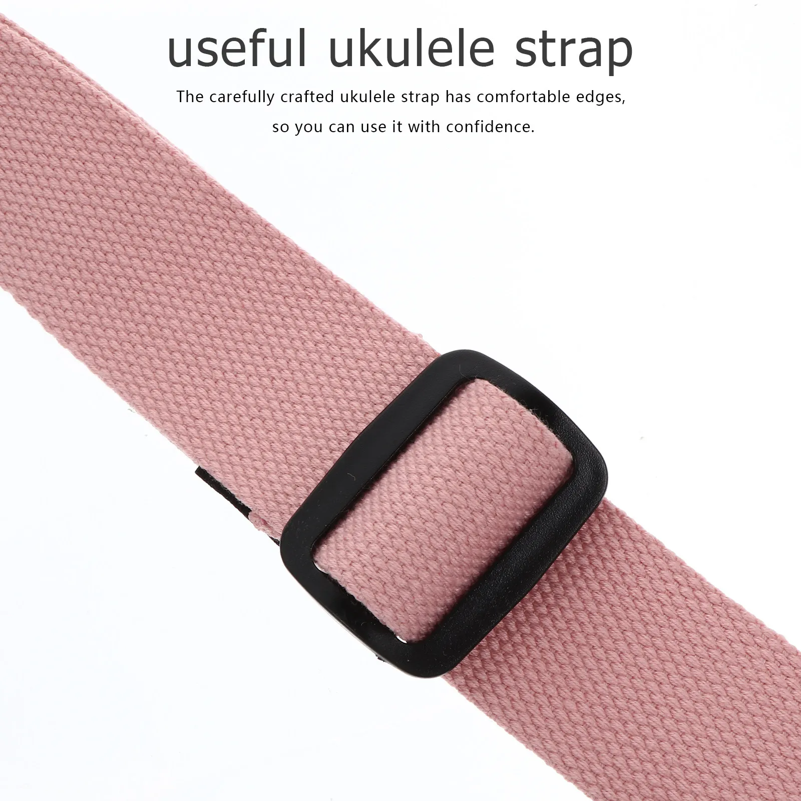 1Pcs Useful Ukulele Strap Concise Professional Grade Fabric Strap for Hawaiian Ukulele Baritone Soprano Concert Tenor Guitar