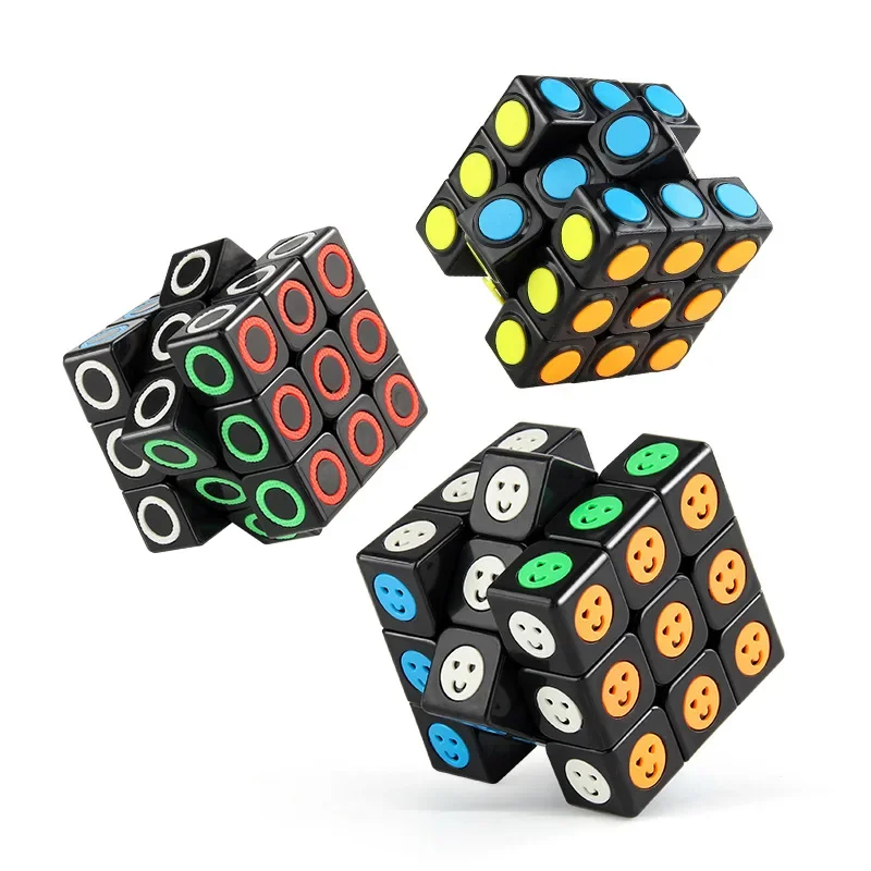 Professionale 3D confortevole touch Cube Speed Cube 3x3x3 Smooth Puzzle Toys gioco educativo del cervello cubo magico per bambini adulti