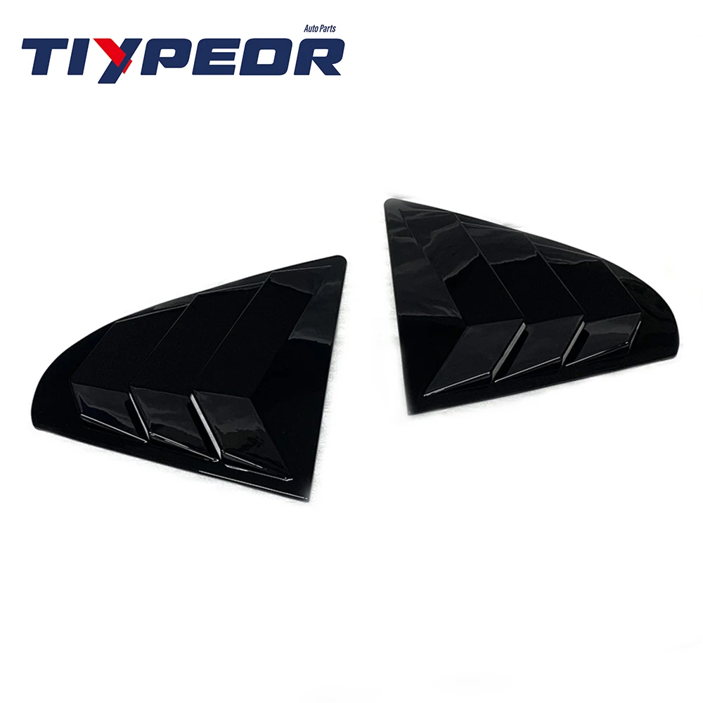 Rear Side Window Louvers For Mitsubishi Lancer EX 2008 - 2017 ABS Sticking Racing Decors ABS Style Air Vent Louver Scoop