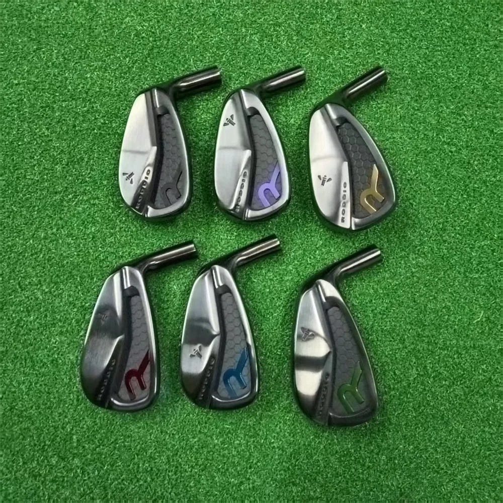 

Golf irons ROD black irons 5.6.7.8.9.p,6pcs with Shaft and Grips , S25C, Soft Iron Forged, 2024 Golf Clubs, 6Pcs