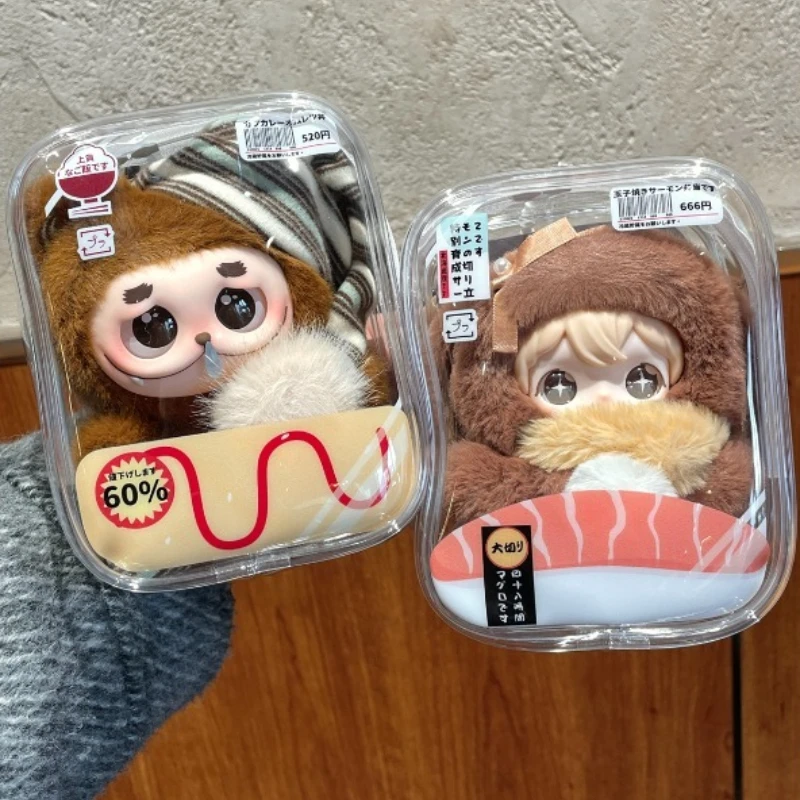 شفافة بولي كلوريد الفينيل الغبار تخزين أكياس ل 12 سنتيمتر أفخم دمية الإبداعية اليابانية السوشي نمط دمية عرض أكياس واقية 2026 #6