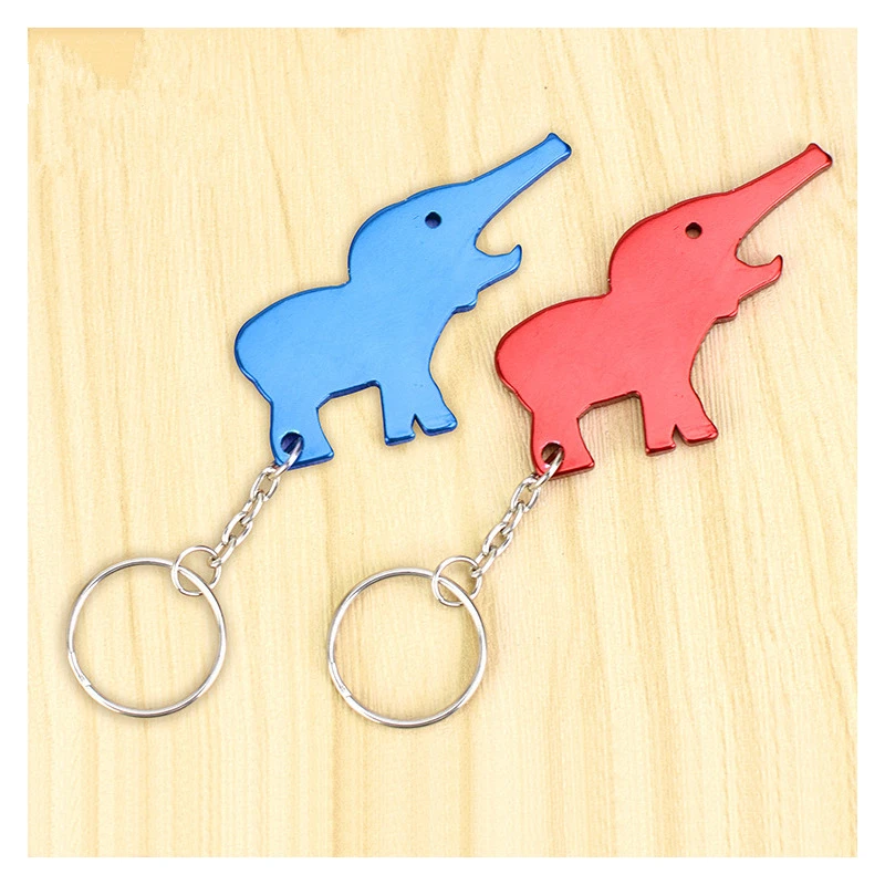 100pcs Elephant Shape Bottle Opener Creative Wedding Gifts for Guests Small Beer Opener Gift Tools Kitchen Accessories