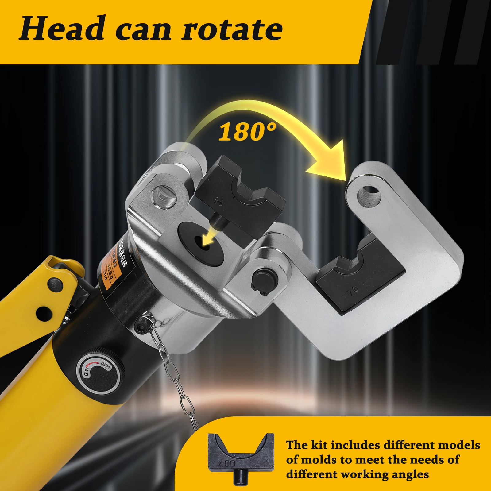 

Hand Operated Hydraulic Tool with Toolbox Professional Hydraulic Plier Thicken for Repair/Industrial/Electrical