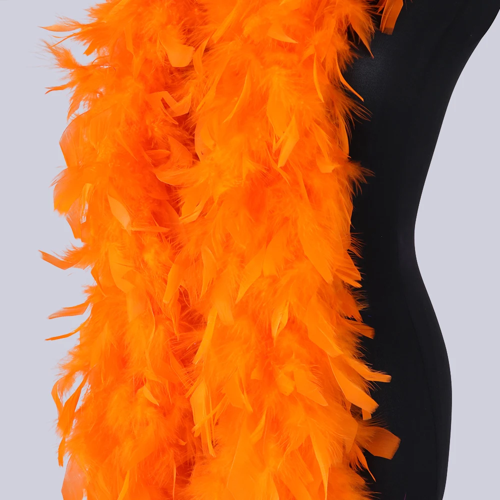 2m 90g ターキーフェザーボア マラブー ふわふわフリン - Feather Trim Marabou のレビューと価格