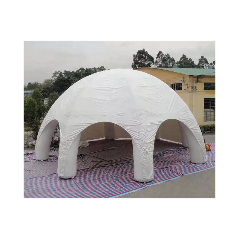 outdoor white Inflatable spider dome tent for event