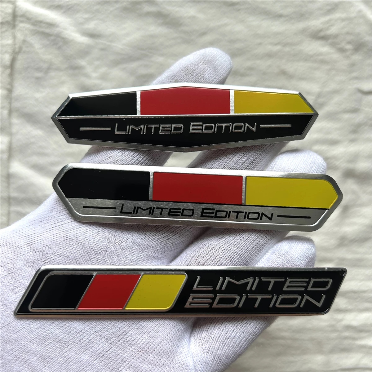 Limited Edition Germany National flag Aluminium Adhesive Emblem Rear Trunk Badge Fender Sticker Body Decal car emblem