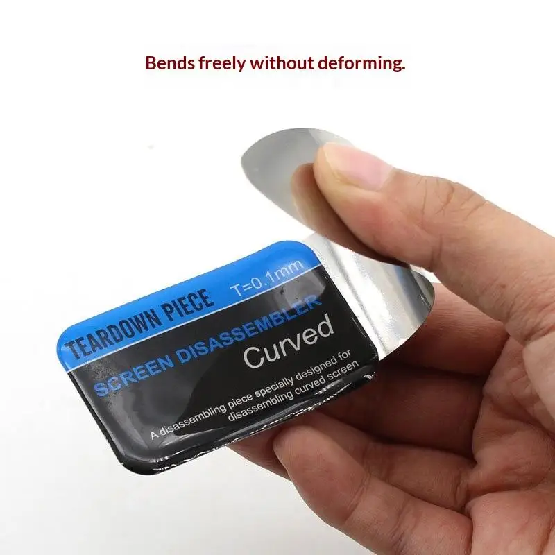 Hot 5 In 1 Professional Stainless Steel Curved Screen Pry Tools For Phone Tablet Laptop Repair Metal Spudger Disassembly Kit