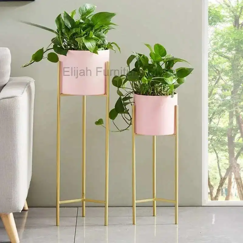 

Designer Aesthetics Flower Stand Fashion Nordic Indoor Balcony Decoration Plant Display Shelf Wedding Muebles Home Furniture