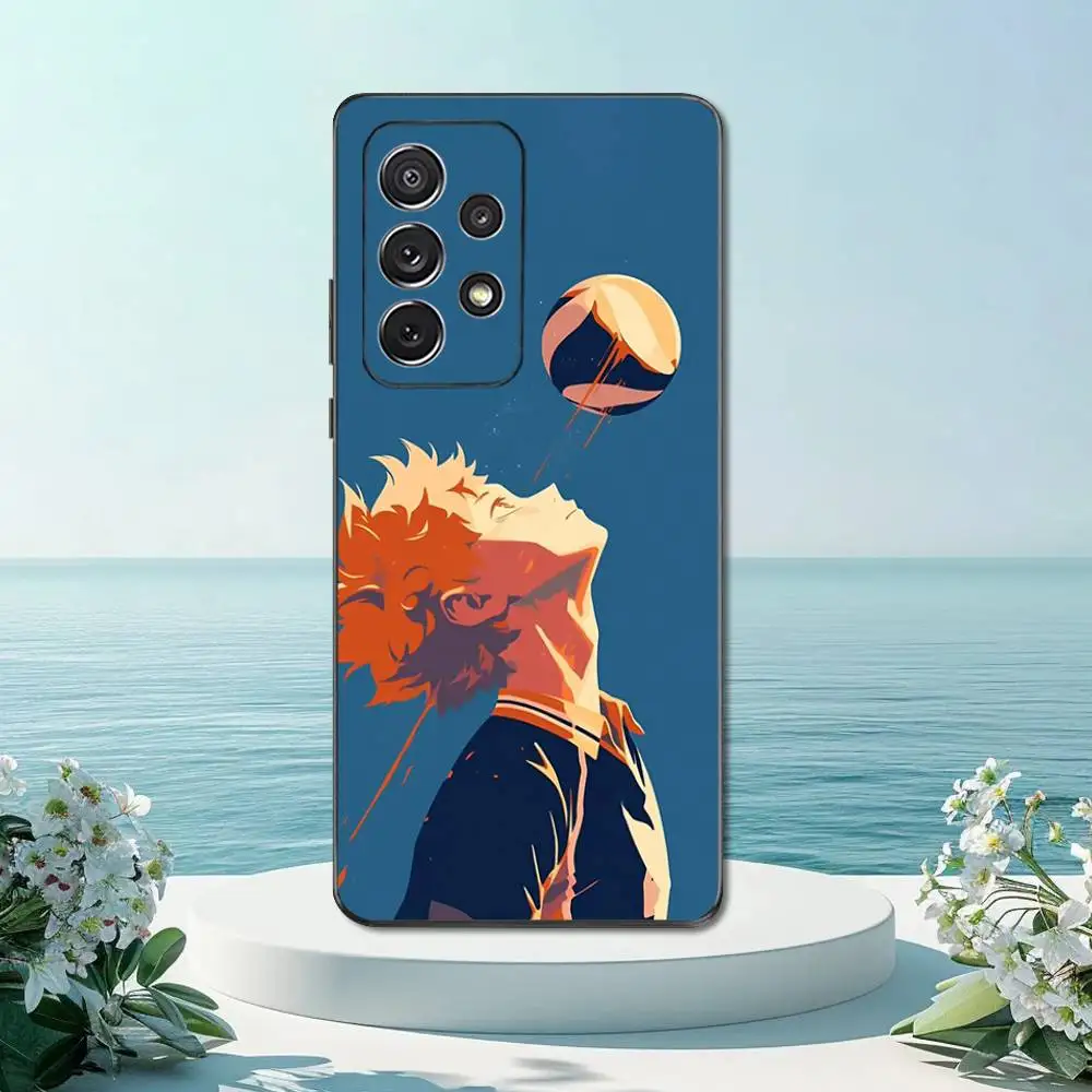 Funda de teléfono Cool h-haikyuus k-arasuno para Samsung S22,S21,S20,S10,S9,S25,S24,S23,Ultra,FE,Plus,Lite, funda negra de silicona suave
