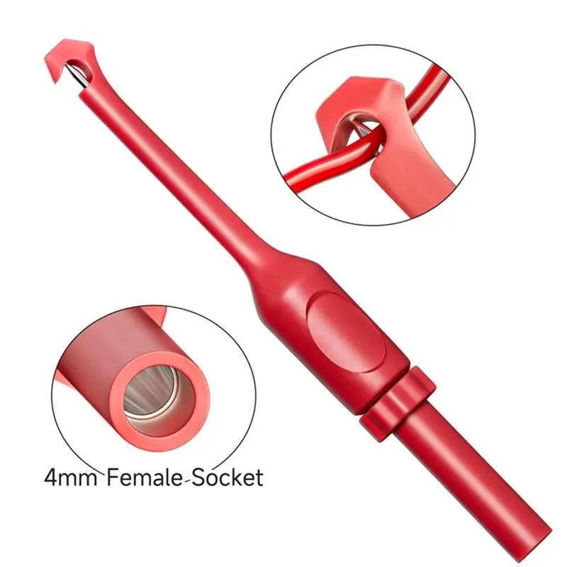 [NEW!ABAG】 Back Probe Pins Mini Wire-Piercing Design(2PCS), For Automobile Repair, 4MM Jack Fitment