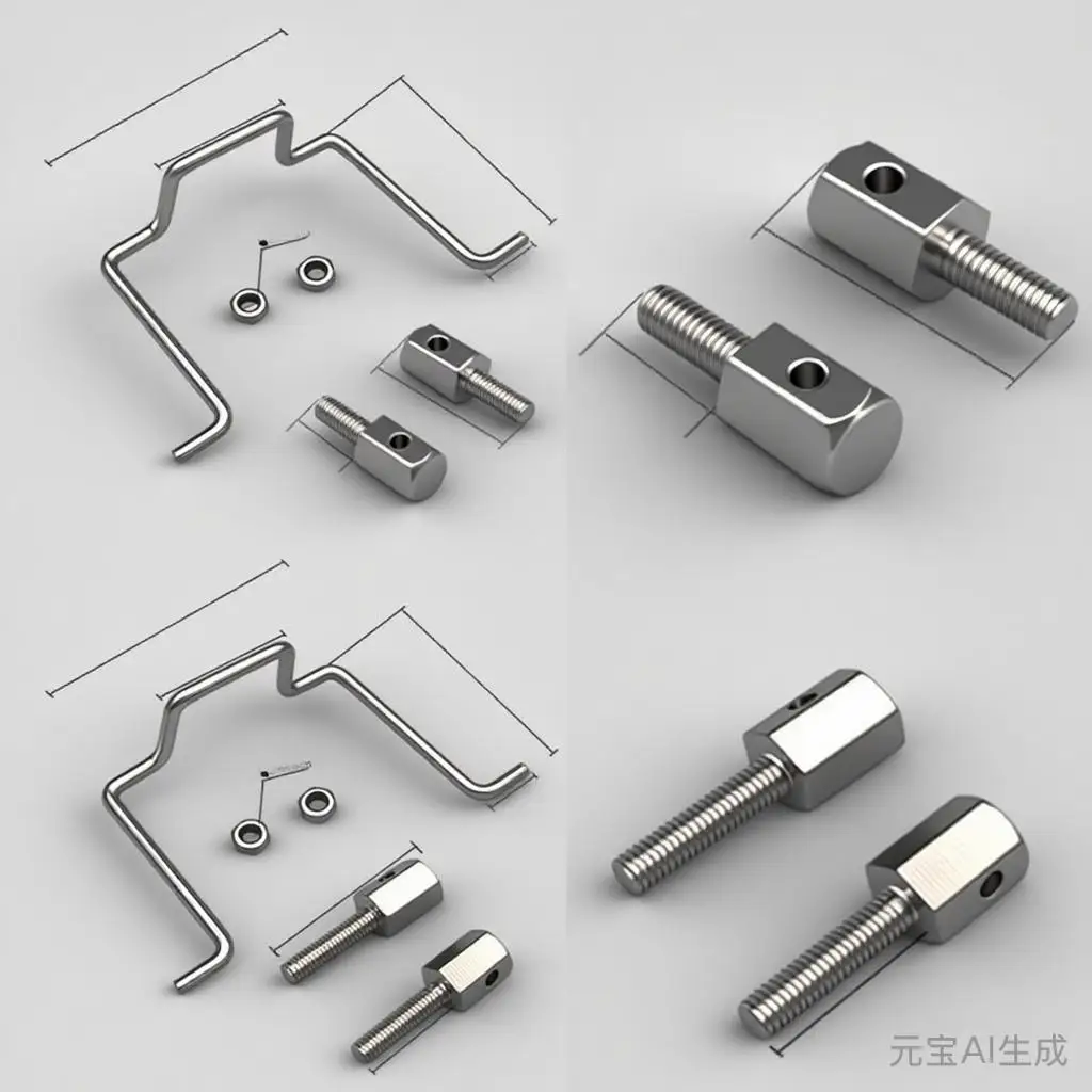 Product socket anti-trip buckle, metal bracket  power cord holder, anti-drop accessories with ear 
