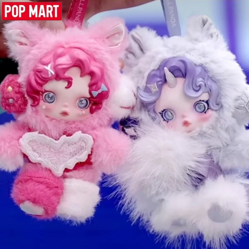 

POP MART SKULLPANDA My Little Pony Series Vinyl Pendant Blind Box Anime Action Figure Surprise Mystery Box Collection Toy