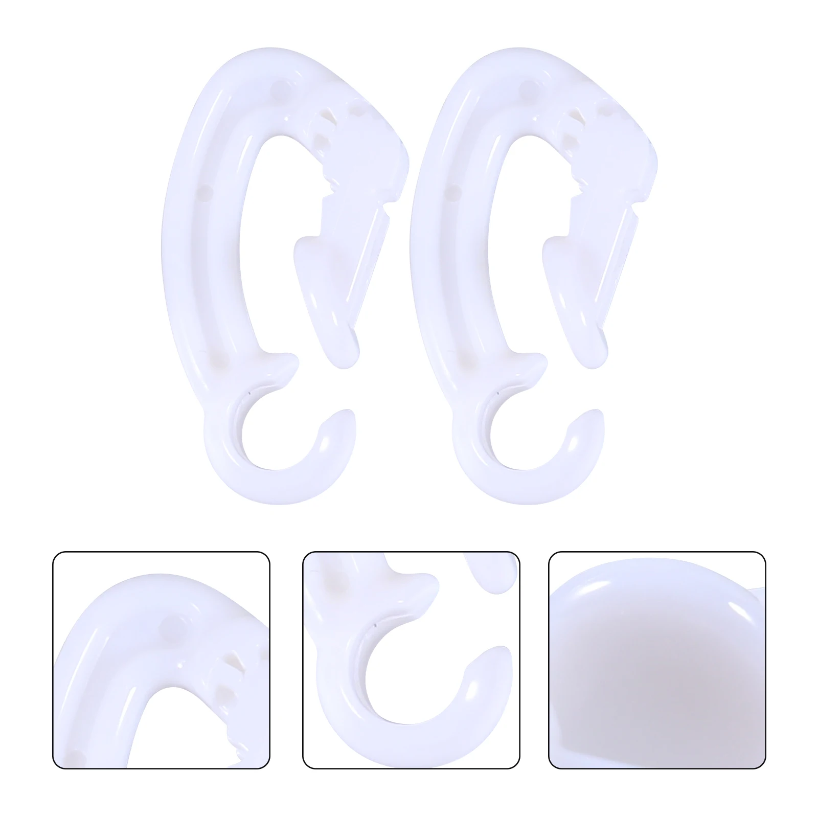 2pcs Anti-Lost Earphone Clasps Adjustable For Wireless Earbuds Secure Fit Running Cycling Outdoor Sports Earphone Hooks