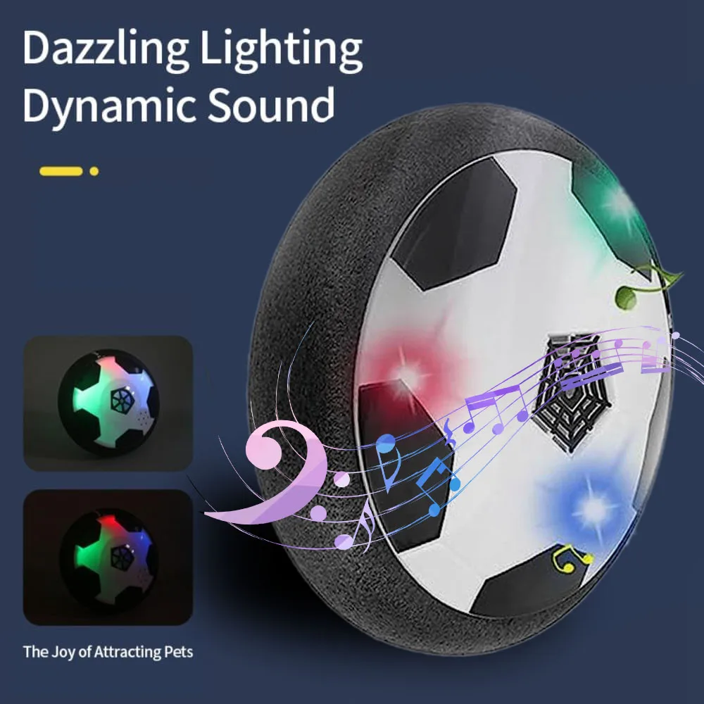 Active Gliding Disc With Cool Lighting Effects Interactive Gliding Disc Dog Toy Motion Activated Automatic Gliding Toys for Pets