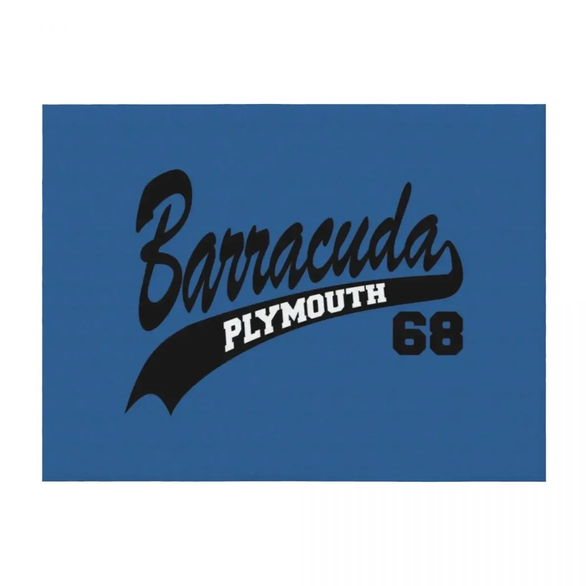 

68 Plymouth Barracuda Throw Blanket Shaggy Sofa Quilt Soft Beds Camping Blankets