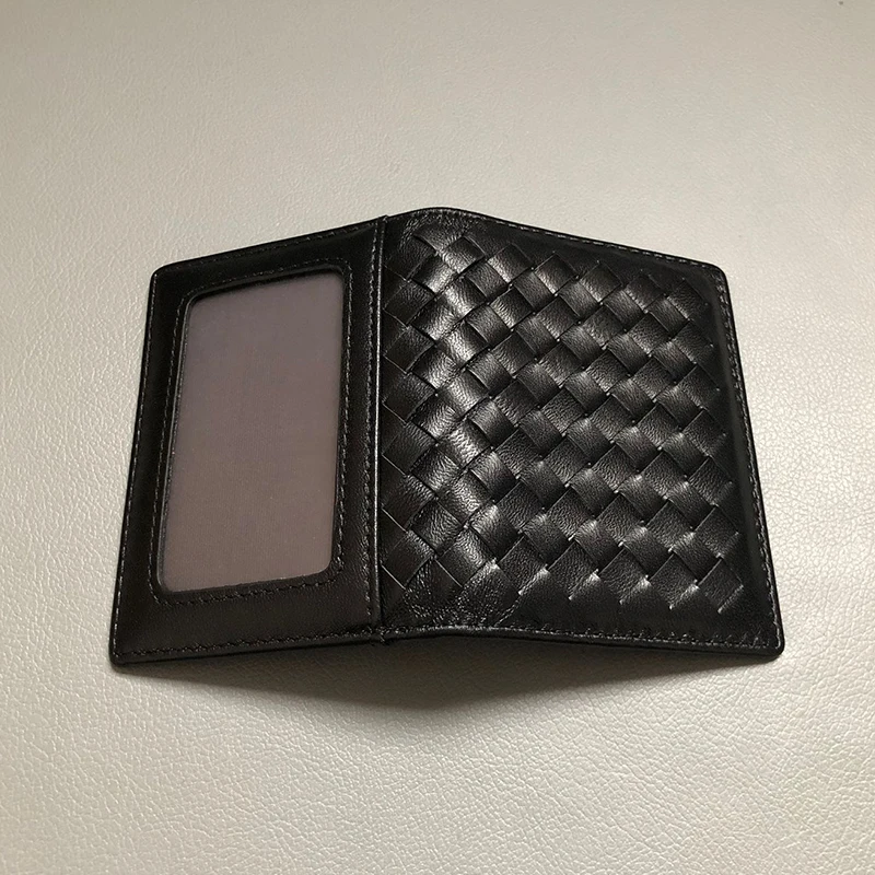 Mini Credit Card Wallet ID Window Holder Men's Small Thin Sleeve Short Coin Purse Women Front Pocket RFID Blocking License Bag