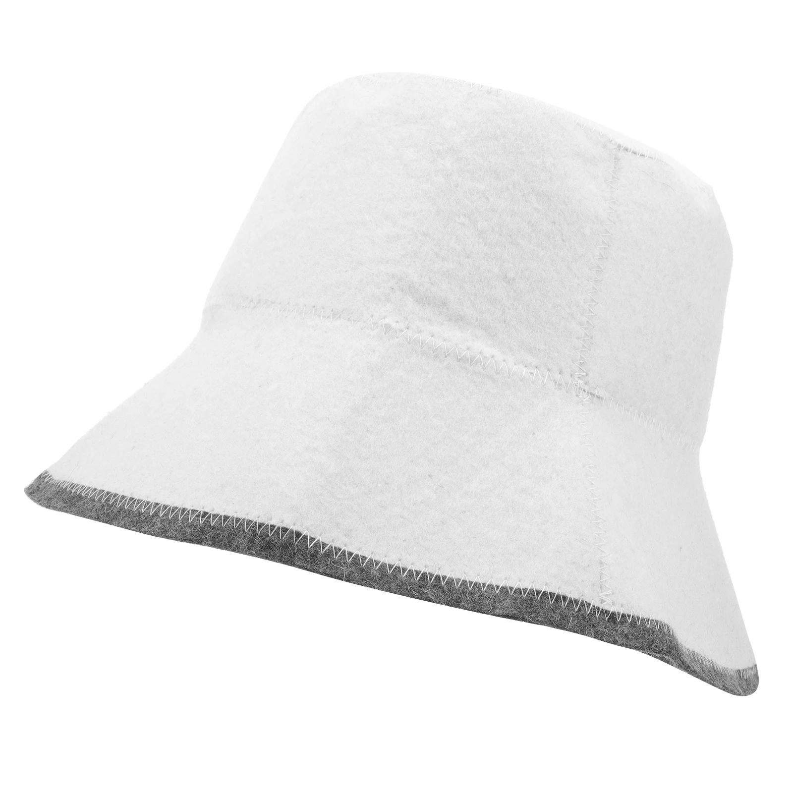 

Has Wool Sauna Hat Men Woman Fisherman's Felt Hats Steam Cap for Miss