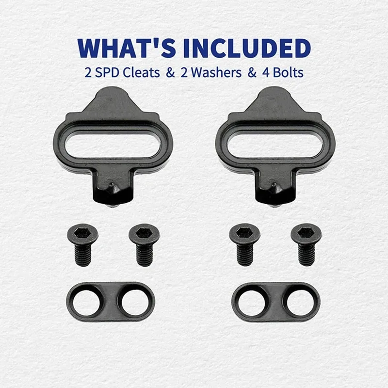 Mountain Bike Shoes Cleats For Shimano SH51 SPD MTB Steel Cleats Multi-Release Spd Pedal Cycling Cleats Shoes Clips Set view 6