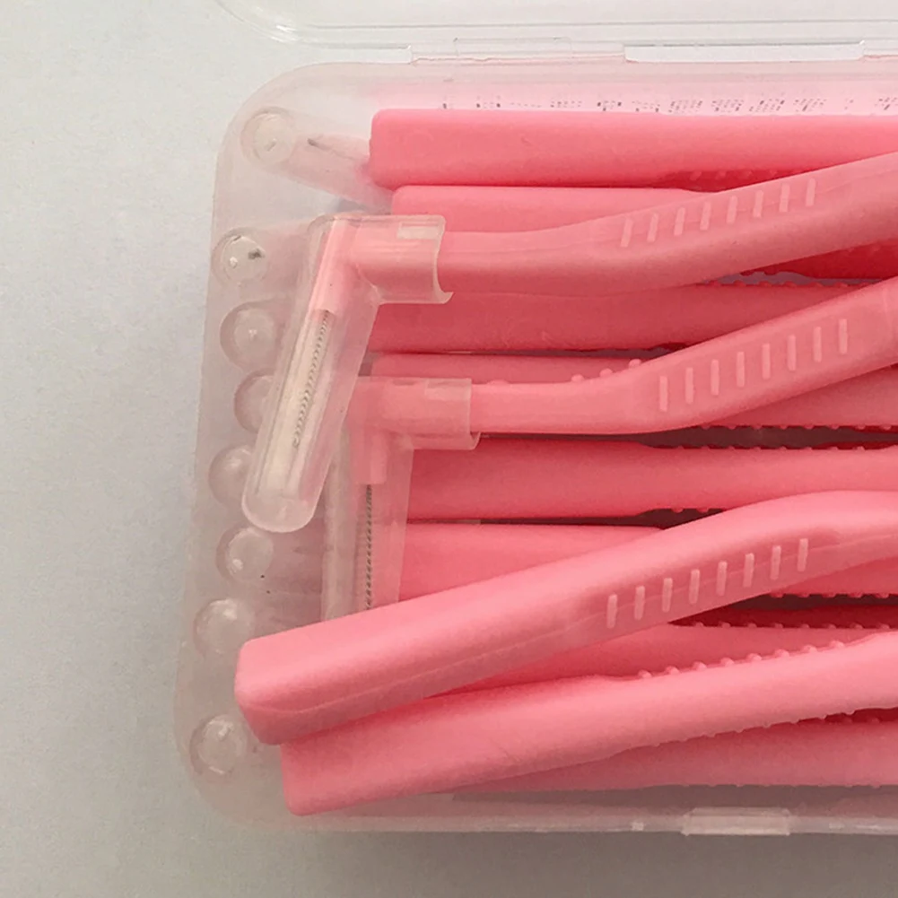 

AT02-ASUS 30 шт. ортодонтическая зубная щетка для межзубной щетки для чистки щетки, 10 шт. 0,4 мм и 20 шт. 0,6 мм