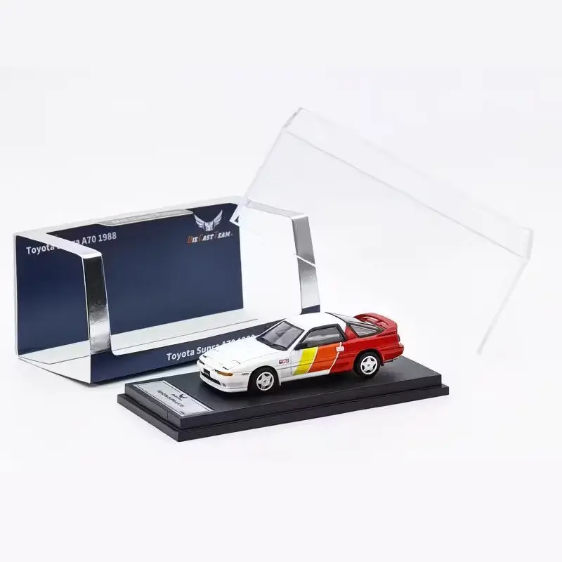 1:64 1988 MK3 Supra A70 Coupe Alloy Super Sports Car Model Diecast Metal Classic Retro Track Raing Car Vehicles Model Simulation