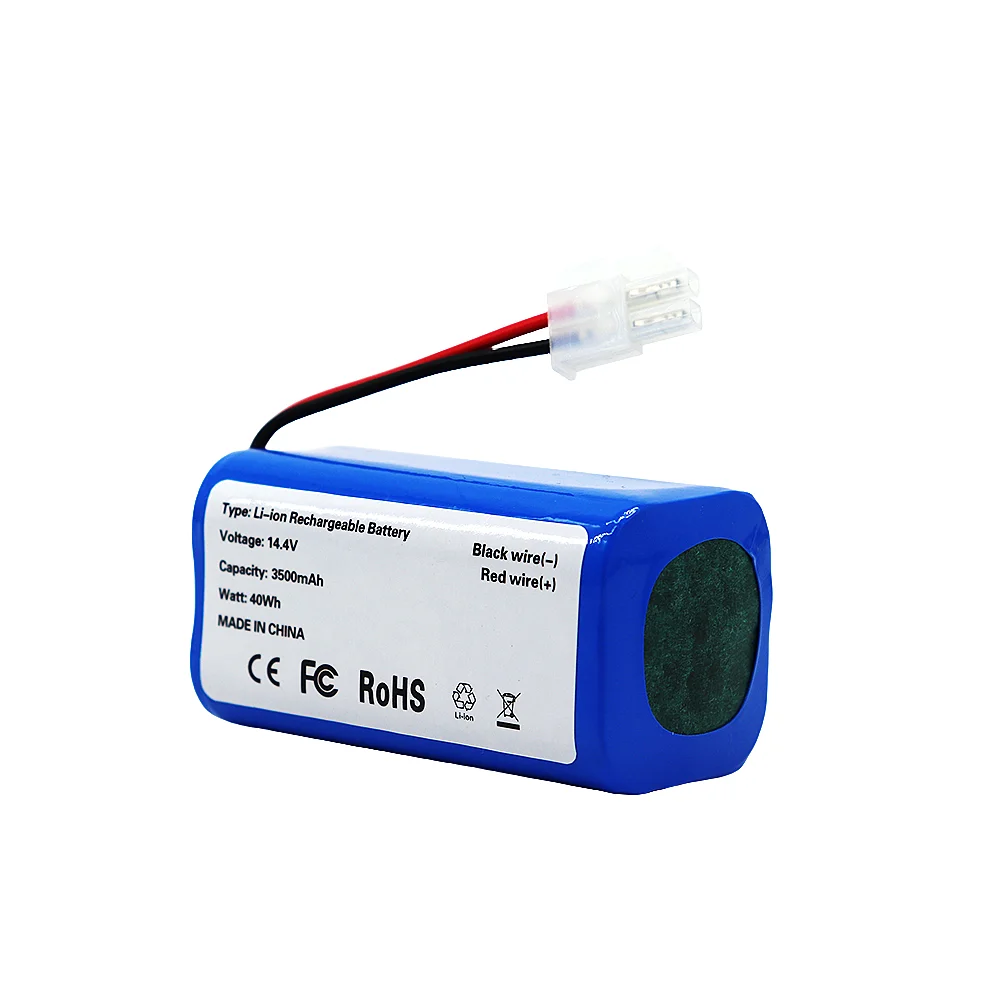 14.4V 2600mAh Lithium Battery for ILIFE A4, A4s, V7, V7s Plus, A6 Robot Vacuum Cleaner - INR18650-M26-4S1P