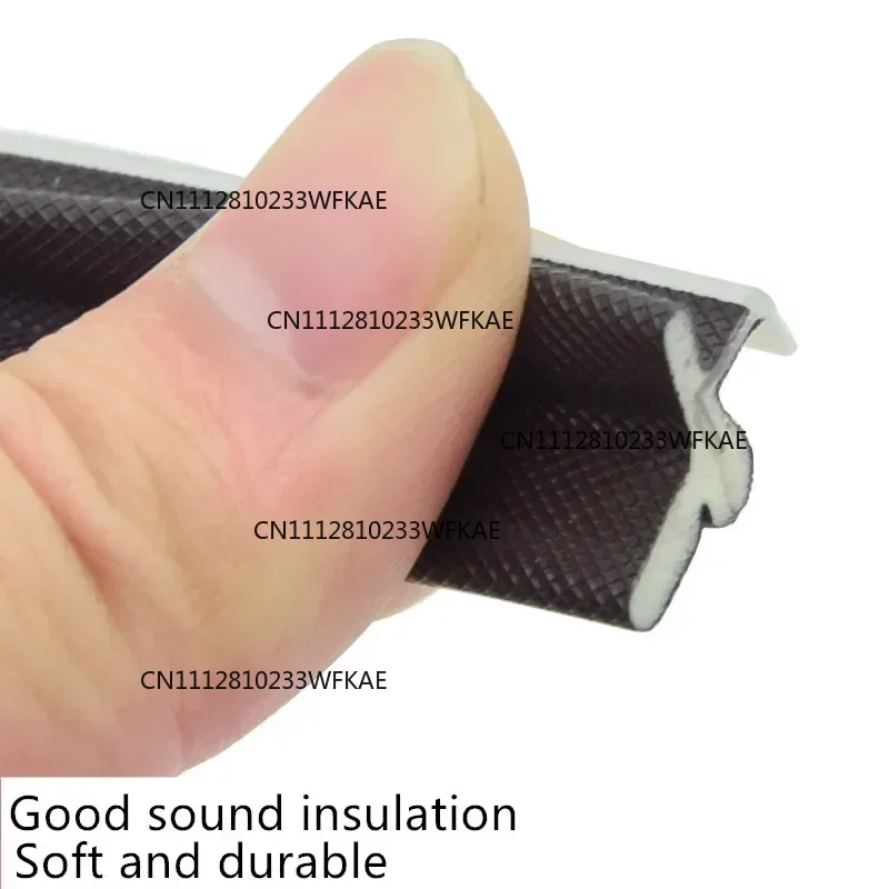 PU Foam Sound Proof Weather Draught Excluder Seal Door Window Gap Insulation V Type Strips for 8  Sizes to Choose