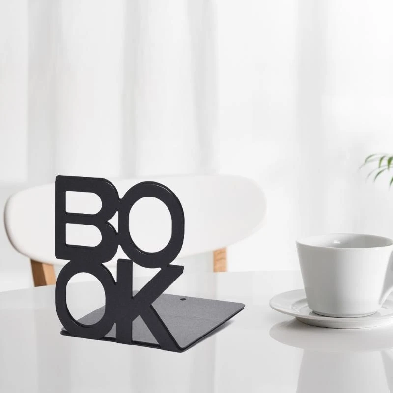 Book Ends, Booken HEAVE DOUDE BOEK END HOUDER VOOR DELVEN, METAL BOEK STOPPER