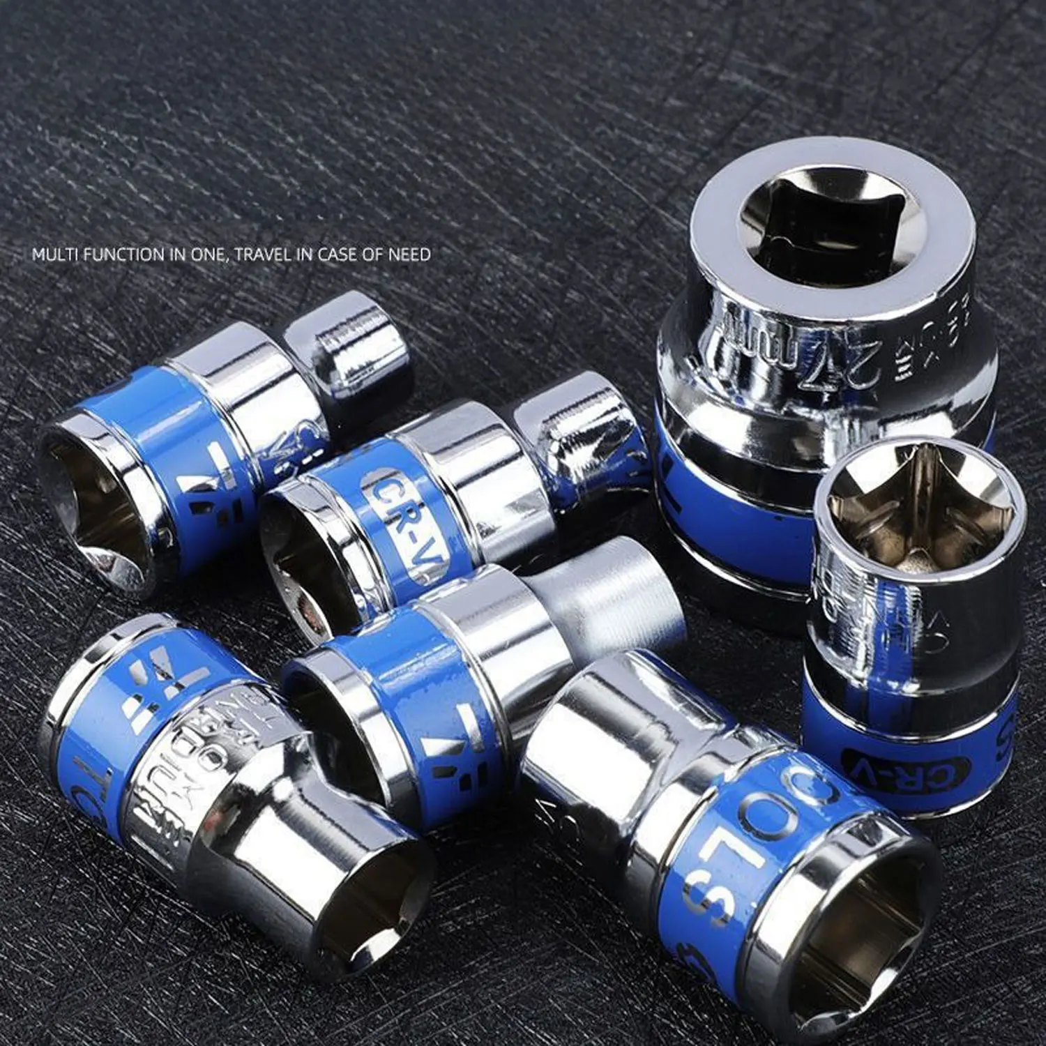 8-32mm 1/2 Inch Hex Metric Short Socket CR-V Ratchet Wrench Sockets Ratchet Spanner Tool Kit Impact Socket for Car Auto Repair view 4