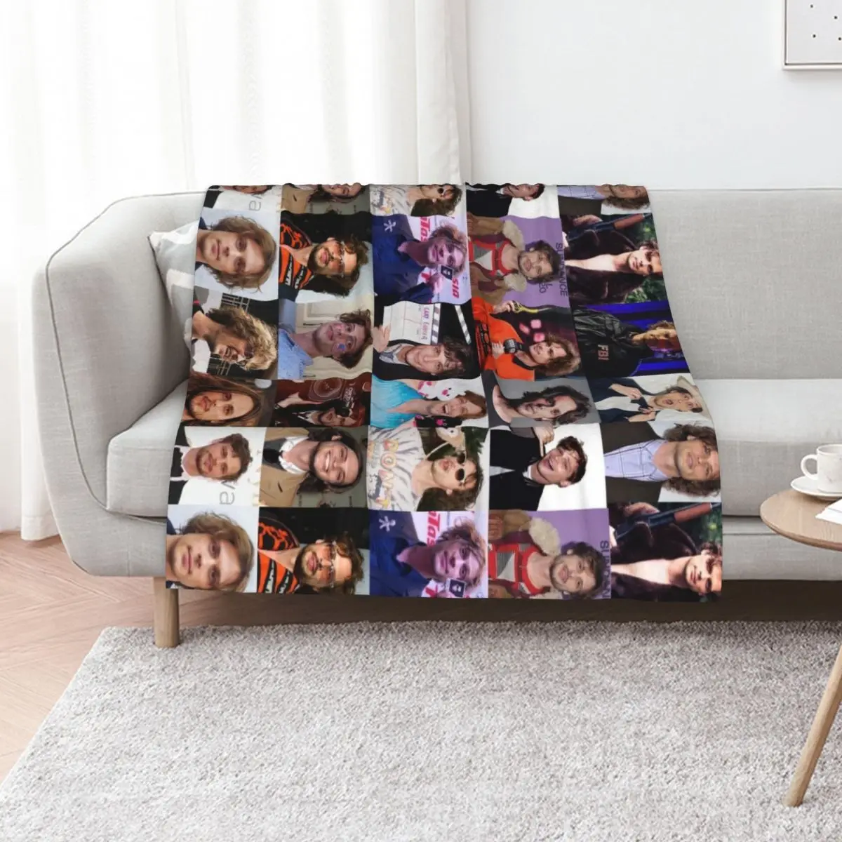 MGG Collage 3 Throw Blanket Vintage Retros Camping Hairy Thermals For Travel Luxury Designer Blankets