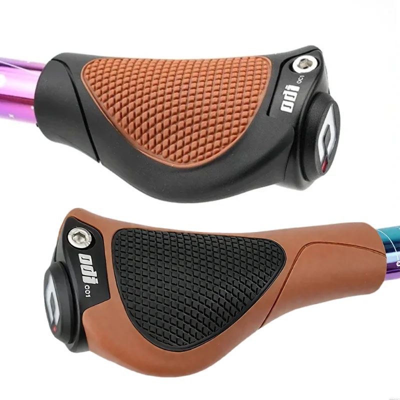 

ODI Widen Bike Handlebar Grips Ergonomics Bicycle Handle Cuffs Non-slip Damping Lock on MTB BMX Folding Bike Grip with Hand Pad