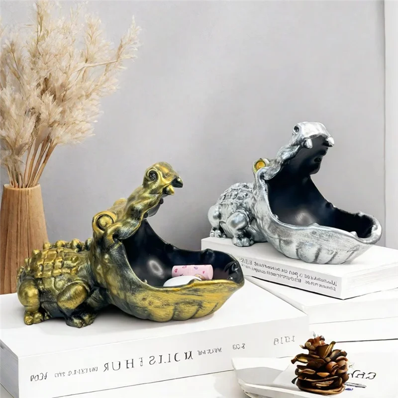 

AAAF Crocodile Card And Key Storage Box Animal Shaped Storage Box Storage Box For Home Decor