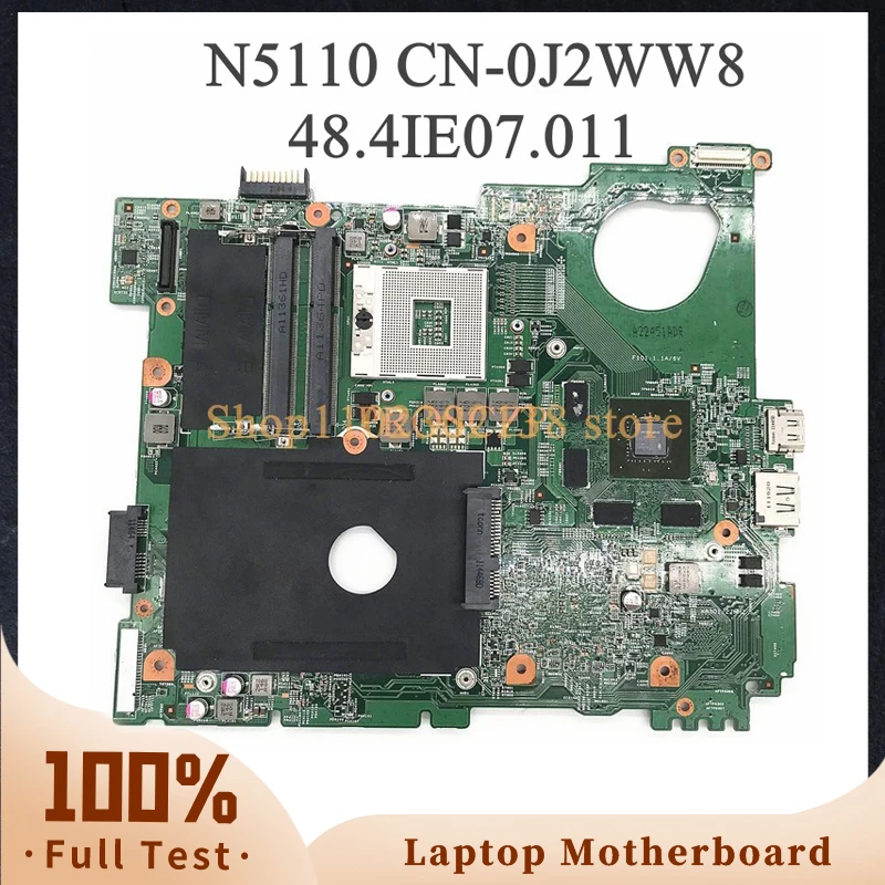 Mainboard CN-0J2WW8 0J2WW8 J2WW8 48.4IE07.011 For DELL Inspiron 15R N5110 Laptop Motherboard GT525M 1GB HM67 DDR3 100% Tested OK