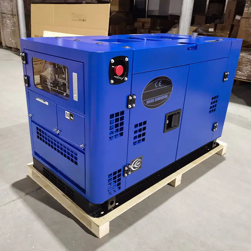 8KVA 10KVA  Silent Diesel Generator 10kw Generator Diesel Soundproof Ats Remote Control for Logistics Yard