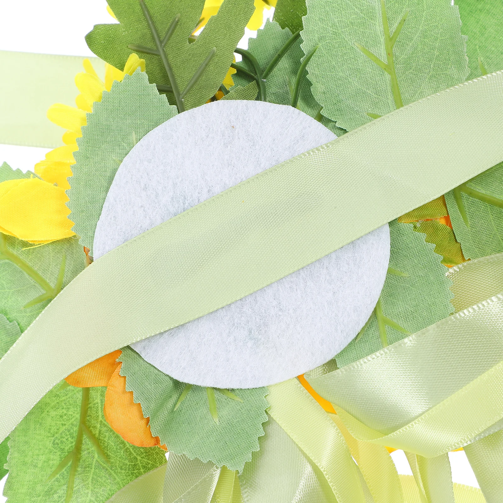 

Chair Back Flower Decor Simulated Satin Fabric Artificial Wedding Decoration For Aisle Pew Arch Party Banquet Reception