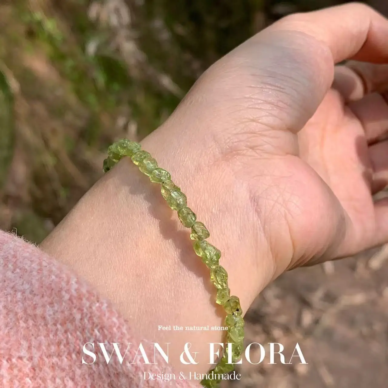 Natural Peridot Bracelet For Woman Olivine Crystal Bracelet Jewelry Green Stones Wholesale Healing Energy Gift Lucky